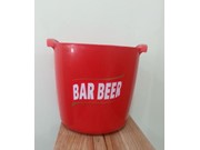 Balde para Garrafa e Gelo Bar Beer vermelho Ref. AC038x1348V Ice Pack