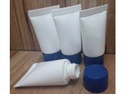 Bisnaga plástica 10gr branca com tampa rosca azul bic UNIDADE Drex