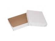 Caixa de papelão para salgado 20 cm pacote com 10 unidades (caixa e tampa) Far embalagens