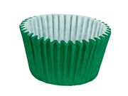 Forminha para Cupcake Impermeável Colors Verde Escuro Pacote com 45 Unidades Regina