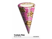 Cone Trufado Pink 10x15cm com 50 unidades Carber