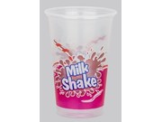 Copo plástico ref.2567descartável para Milk Shake  440 ml pct com 50 unidades Copaza
