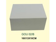 Caixa Branca GOU-02/B pacote com 10 unidades Alterpel