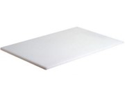 Placa em polietileno lisa branca 10x400x500mm Solrac