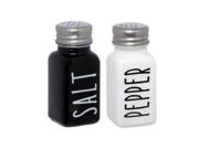 Saleiro pimenteiro manhattan 80ml com 2 peças Ref. SLRO017 Western