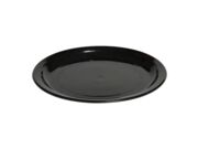 Prato elegance preto 25cm polipropileno Ref. VEM262 Vemplast