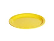 Prato elegance amarelo 25cm polipropileno Ref. VEM265 Vemplast