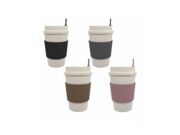 Copo com tampa para café bambu 450ml Ref. AD0336 Ad - 36022