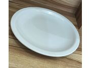 Prato raso refeição porcelana branca Pozzani