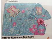 Envelope metalizado Páscoa Romance Azul Claro 30x30cm UNIDADE ref.01239 CARBER
