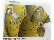 Envelope metalizado Páscoa Toy Art Ouro 25x25cm UNIDADE ref.01236 CARBER