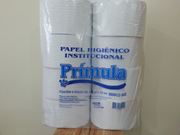 Papel Higiênico Rolão Branco Plus 300 mts x 10 cm com 8 rolos Prímula