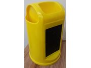 Porta Guardanapo e Canudos Tri Compact de Plástico Color Amarelo Ref. AC055x1370 Ice Pack