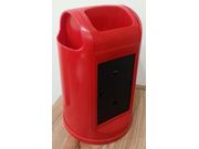 Porta Guardanapo e Canudos Tri Compact de Plástico Color Vermelho Ref. AC055x1370 Ice Pack