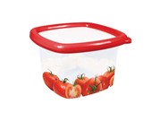 Pote quadrado Decora tomate 1 litro Conservamax ref. 3190 Plasútil