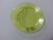 Prato plástico PIP-015 Master 15 cm Amarelo Limão com 10 unidades Plastilânia