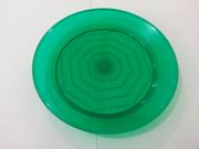 Prato plástico PIP-018 Master 18 cm Verde escuro com 10 unidades Plastilânia