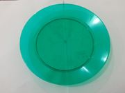 Prato plástico PIP-021 Master 21 cm Verde escuro com 10 unidades Plastilânia