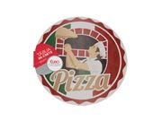 Tábua de vidro redonda 35 cm Pizzaiolo ref. FH13015 Euro Desing 