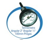 Termômetro Angular 2" 1/2" 100mm Progás