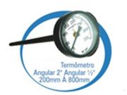 Termômetro Angular 2" 1/2" 200mm á 800mm