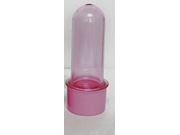 Mini Tubete 8 cm Rosa com tampa rosa pacote com 10 unidades Drex