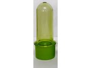 Mini Tubete 8 cm Verde com tampa verde pacote com 10 unidades Drex