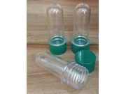 Mini tubete cristal 8 cm tampa verde pacote com 10 unidades Drex
