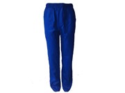 Calça brim leve elástico total com 4 bolsos GG Azul Royal Linabra